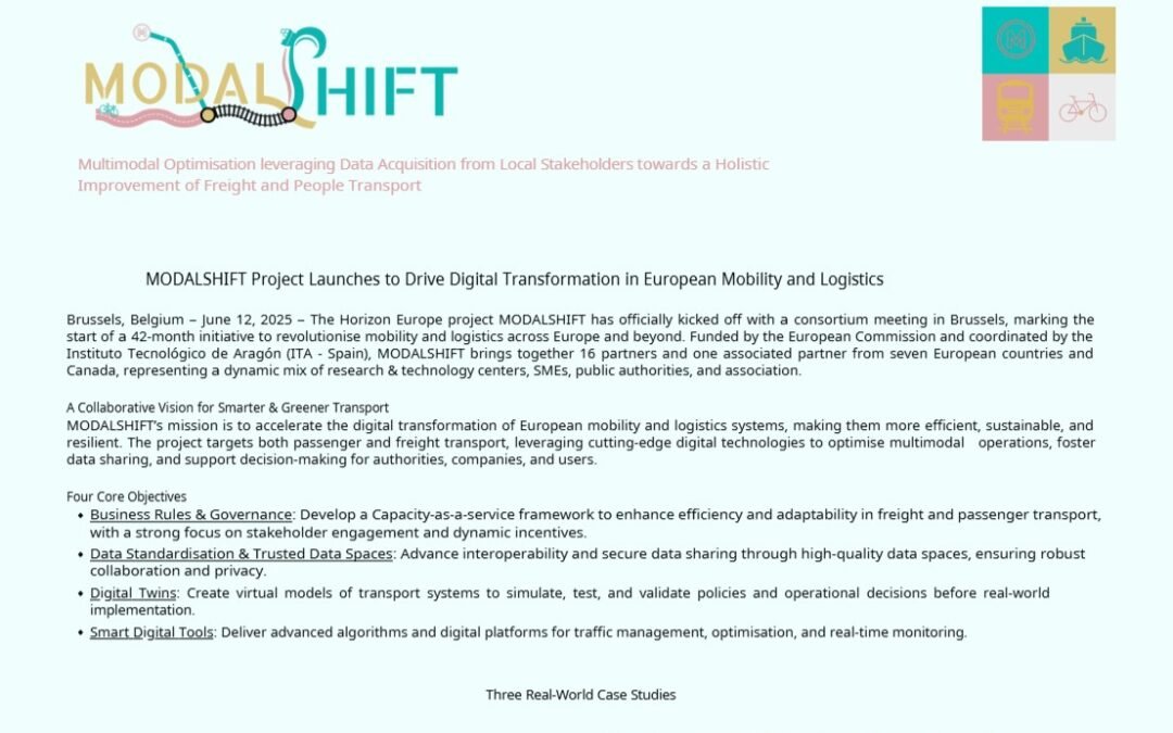 MODALSHIFT Press release